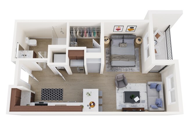 Unit 415 626 floor plan